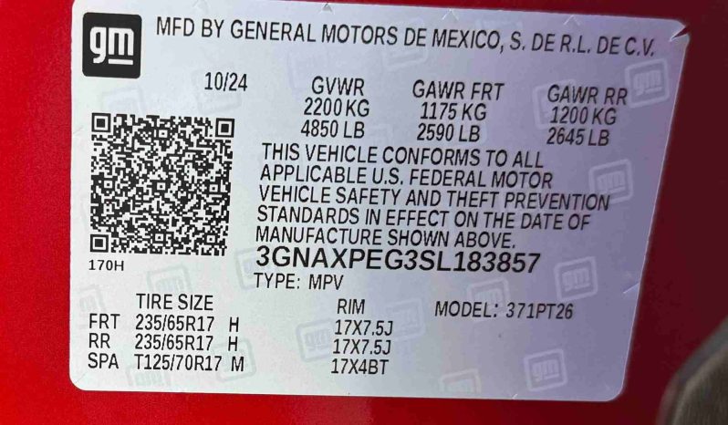 
								2025 CHEVROLET EQUINOX SUV full									